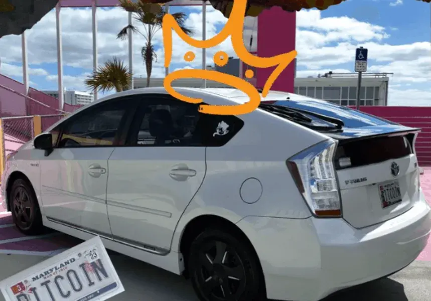 “Bitcoin car”