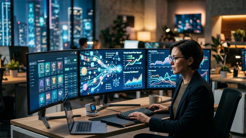 Metaverse Asset Velocity and Virtual Economy Health