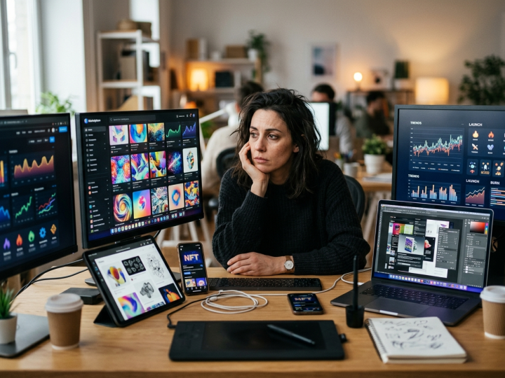 NFT Market Saturation Is Fueling Creator Burnout
