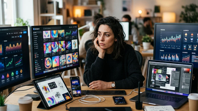 NFT Market Saturation Is Fueling Creator Burnout